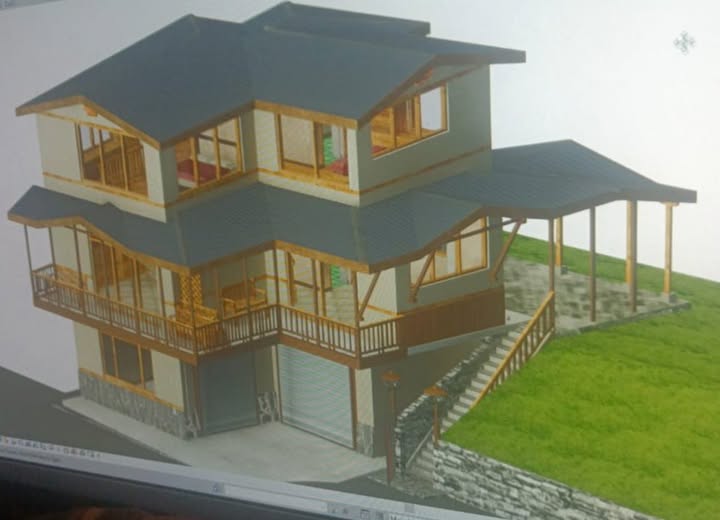 Four Room Cottage available for long period in Manali