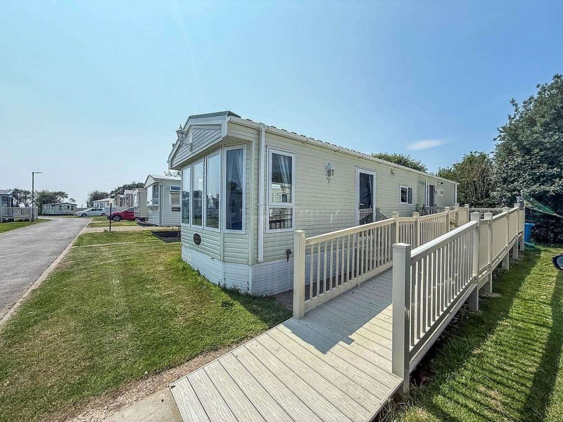 West Field area, 2 bed, 6 berth wheelchair friendly caravan. Opal rated.