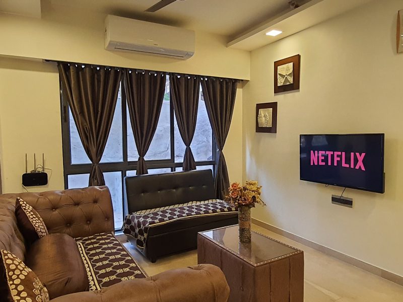 ❤ Charming 1BHK 5 mins to BKC Wifi Netflix