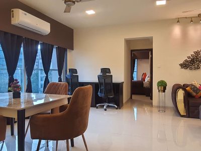 ❤ Delightful 2BHK 10 min ➝ Airport KING Bed 55 TV Santacruz (East)