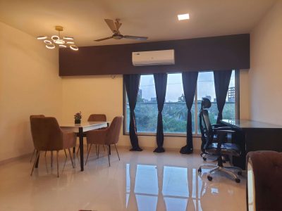❤ Delightful 2BHK 10 min ➝ Airport KING Bed 55 TV Santacruz (East)