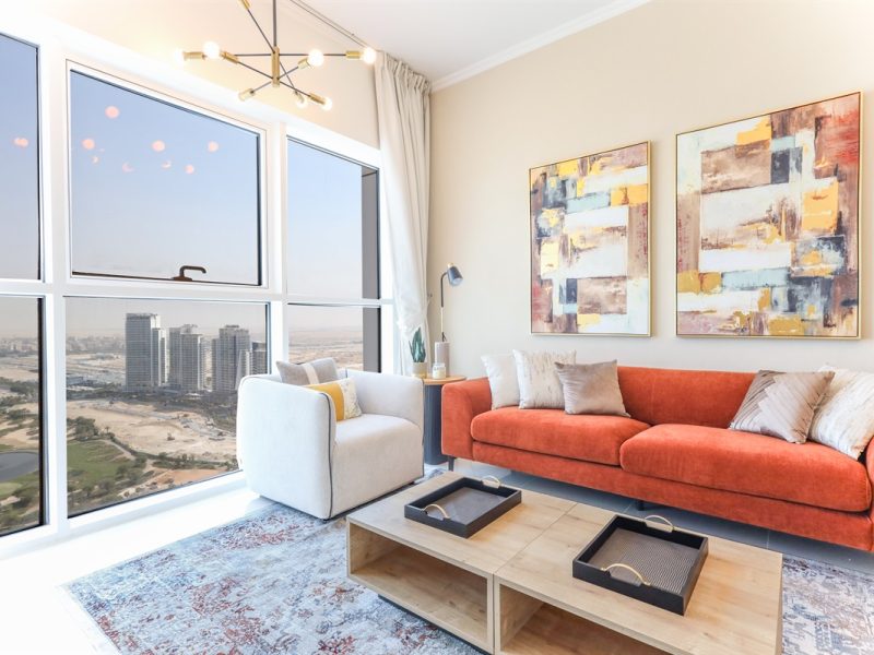 Serene Golf View Living 1 BHK in Damac Hills, Dubai