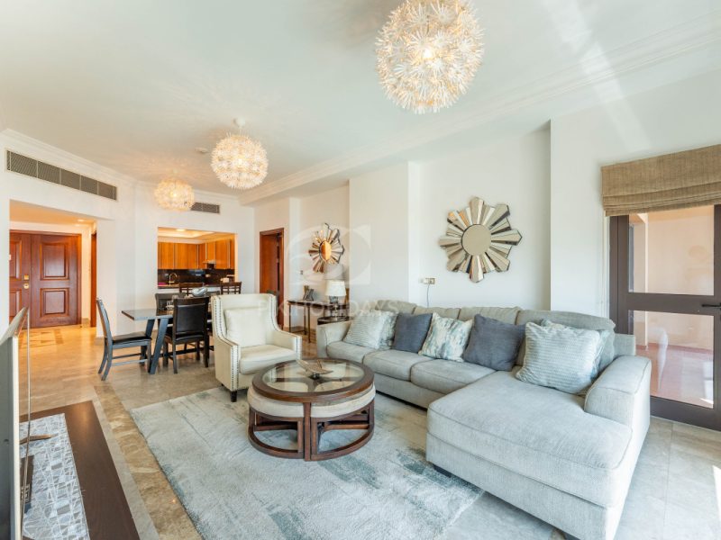 Stunning Views of The Palm | Free Cleaning | No Commission The Fairmont Palm Residence South, The Fairmont Palm Residences, Palm Jumeirah, Dubai