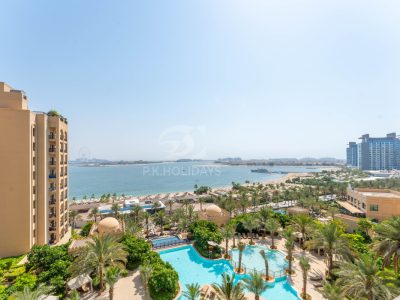 Stunning Views of The Palm | Free Cleaning | No Commission The Fairmont Palm Residence South, The Fairmont Palm Residences, Palm Jumeirah, Dubai