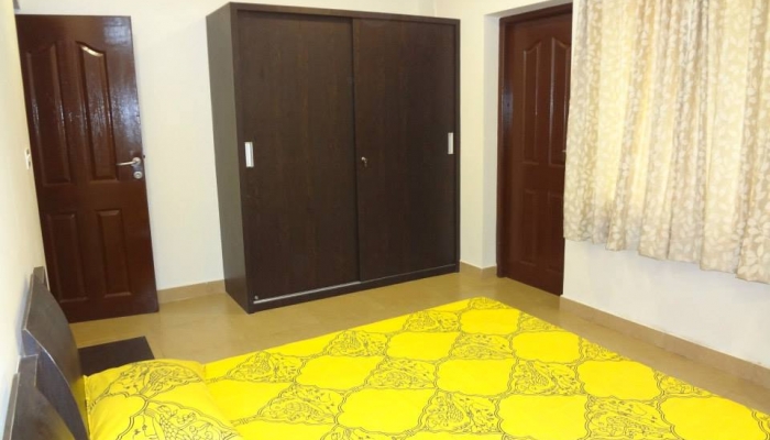 Baga anjuna rd 1 bhk with 2 double beds