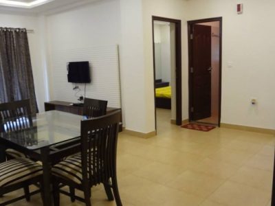 Baga anjuna rd 1 bhk with 2 double beds