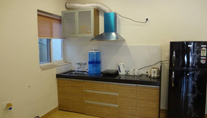 Baga anjuna rd 1 bhk with 2 double beds