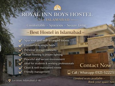 Royal Inn Boys Hostel F-8 Islamabad