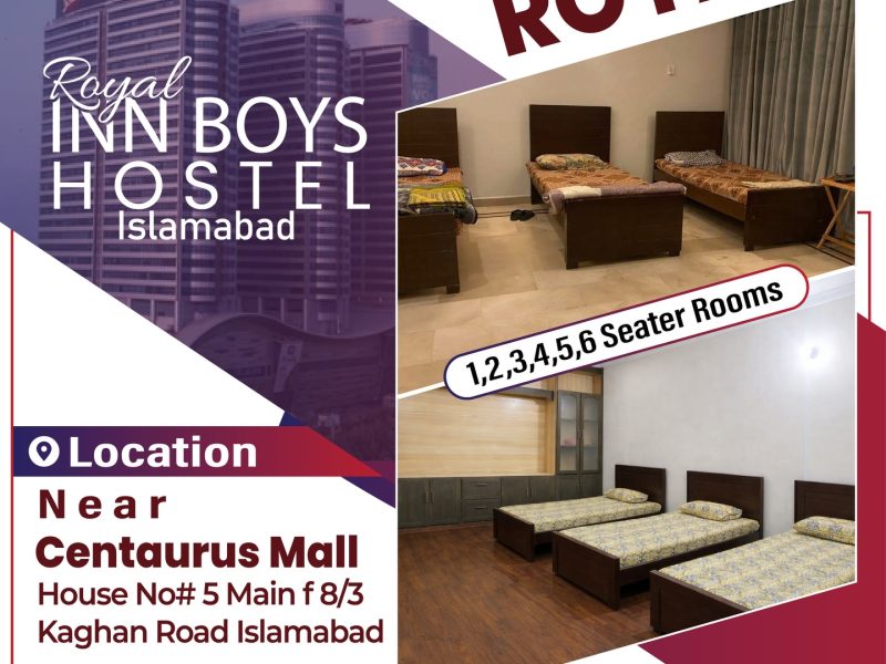 Royal Inn Boys Hostel F-8 Islamabad
